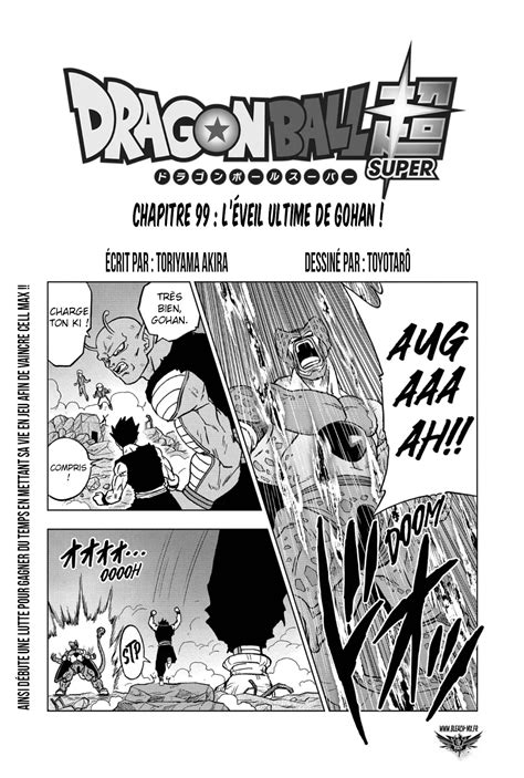 dragon ball super scan 99|Scan Dragon Ball Super Chapitre 99 : Le super eveil。